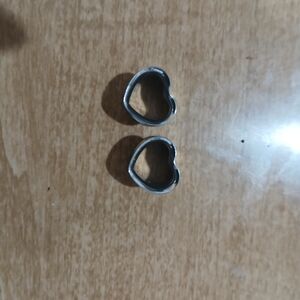 Silver Heart-Shaped Cookie Cutters